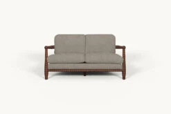 Gio Loveseat Slipcover Only -SIXPENNY STORE gio loveseat light weight linen cracked pepper product