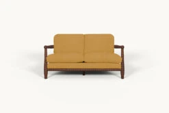 Gio Loveseat Slipcover Only -SIXPENNY STORE gio loveseat thread dyed cotton linen honey bee product