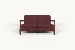 Gio Loveseat Slipcover Only -SIXPENNY STORE gio loveseat thread dyed cotton linen summer plum product