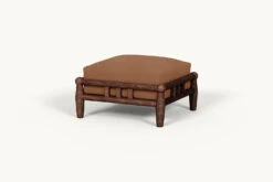 Gio Ottoman Slipcover Only -SIXPENNY STORE gio ottoman thread dyed cotton linen nectarine dream product