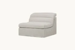 Juno Chair Slipcover Only -SIXPENNY STORE juno chair medium weight linen jasmine rice product slipcover
