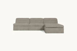 Juno Chaise Sectional 31 Juno Chaise Sectional -SIXPENNY STORE juno chaise sectional light weight linen cracked pepper product 4 pc