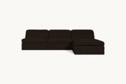 Juno Chaise Sectional Slipcover Only -SIXPENNY STORE juno chaise sectional recycled poly weave common ground product 4 pc slipcover