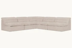 Juno Corner Sectional Slipcover Only 32 Juno Corner Sectional Slipcover Only -SIXPENNY STORE juno corner sectional light weight linen oat flour product slipcover