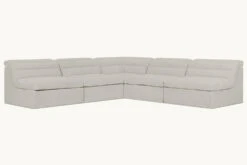 Juno Corner Sectional -SIXPENNY STORE juno corner sectional medium weight linen jasmine rice product