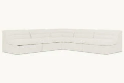 Juno Corner Sectional Slipcover Only 39 Juno Corner Sectional Slipcover Only -SIXPENNY STORE juno corner sectional recycled poly weave first light product slipcover