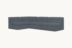 Juno L-Shape Sectional 30 Juno L-Shape Sectional -SIXPENNY STORE juno lshape sectional light weight linen black pepper product