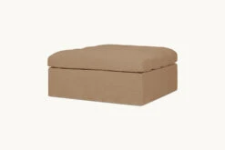 Juno Ottoman Slipcover Only -SIXPENNY STORE juno ottoman recycled poly weave branch out product slipcover