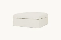 Juno Ottoman -SIXPENNY STORE juno ottoman recycled poly weave first light product