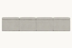 Juno U-Shape Sectional -SIXPENNY STORE juno ushape sectional medium weight linen jasmine rice product pdp5