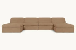 Juno U-Shape Sectional Slipcover Only -SIXPENNY STORE juno ushape sectional recycled poly weave branch out product slipcover