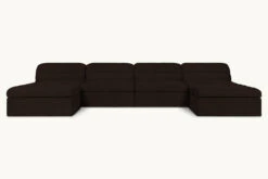 Juno U-Shape Sectional Slipcover Only -SIXPENNY STORE juno ushape sectional recycled poly weave common ground product slipcover