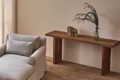 Kai Console Table -SIXPENNY STORE kai console table reclaimed oak heritage oak product PDP6
