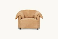 Loula Leather Chair -SIXPENNY STORE loula chair meridian leather mojave glow product