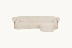 Loula Chaise Sectional 27 Loula Chaise Sectional -SIXPENNY STORE loula chaise sectional cotton canvas beach walk product 4 pc