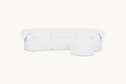 Loula Chaise Sectional 30 Loula Chaise Sectional -SIXPENNY STORE loula chaise sectional cotton linen pacific pearl product 4 pc