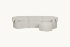 Loula Chaise Sectional 38 Loula Chaise Sectional -SIXPENNY STORE loula chaise sectional medium weight linen jasmine rice product 4 pc