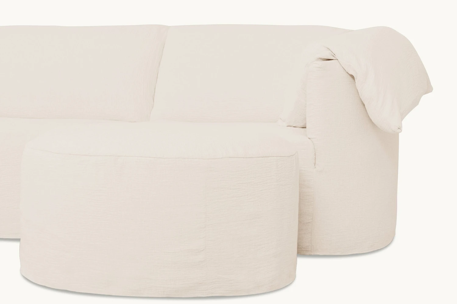 Loula Chaise Sectional Slipcover Only 5 Loula Chaise Sectional Slipcover Only - Image 5