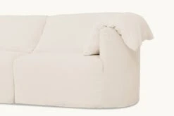 Loula Corner Sectional Slipcover Only -SIXPENNY STORE loula corner sectional washed cotton linen corn silk product pdp5 slipcover