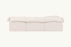 Loula L-Shape Sectional -SIXPENNY STORE loula lshape sectional washed cotton linen corn silk product pdp5