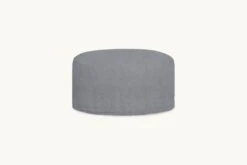 Loula Ottoman Slipcover Only -SIXPENNY STORE loula ottoman light weight linen ink cap product sectional slipcover