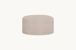 Loula Ottoman Slipcover Only -SIXPENNY STORE loula ottoman light weight linen oat flour product sectional slipcover