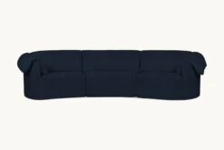 Loula Sectional -SIXPENNY STORE loula sectional sofa cotton canvas ancient indigo product