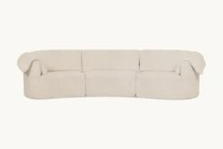 Loula Sectional -SIXPENNY STORE loula sectional sofa cotton canvas beach walk product