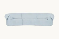 Loula Sectional -SIXPENNY STORE loula sectional sofa cotton linen salt water product