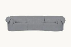 Loula Sectional -SIXPENNY STORE loula sectional sofa light weight linen ink cap product