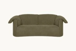 Loula Sofa Slipcover Only -SIXPENNY STORE loula sofa cotton canvas quiet sage product 84 slipcover