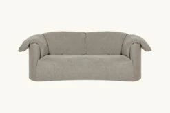 Loula Sofa Slipcover Only -SIXPENNY STORE loula sofa light weight linen cracked pepper product 84 slipcover