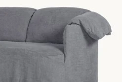 Loula Sofa Slipcover Only -SIXPENNY STORE loula sofa light weight linen ink cap product pdp5 84 slipcover