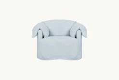 Loula Swivel Chair -SIXPENNY STORE loula swivel chair cotton linen salt water product