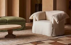 Loula Swivel Chair Slipcover Only