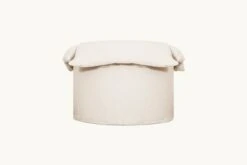 Loula Swivel Chair Slipcover Only -SIXPENNY STORE loula swivel chair washed cotton linen corn silk product pdp4 slipcover