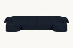 Loula U-Shape Sectional 30 Loula U-Shape Sectional -SIXPENNY STORE loula ushape sectional cotton canvas ancient indigo product