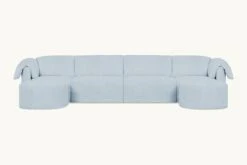 Loula U-Shape Sectional 28 Loula U-Shape Sectional -SIXPENNY STORE loula ushape sectional cotton linen salt water product