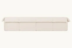 Loula U-Shape Sectional 23 Loula U-Shape Sectional -SIXPENNY STORE loula ushape sectional washed cotton linen corn silk product pdp4