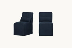 Melo Armless Dining Chair (2pc) 29 Melo Armless Dining Chair (2pc) -SIXPENNY STORE melo armless dining chair cotton canvas ancient indigo product