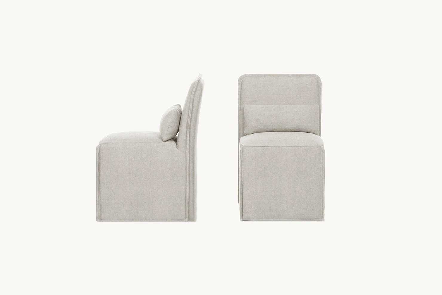 Melo Armless Dining Chair (2pc) 4 Melo Armless Dining Chair (2pc) - Image 4