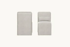 Melo Armless Dining Chair (2pc) 24 Melo Armless Dining Chair (2pc) -SIXPENNY STORE melo armless dining chair medium weight linen jasmine rice product pdp5