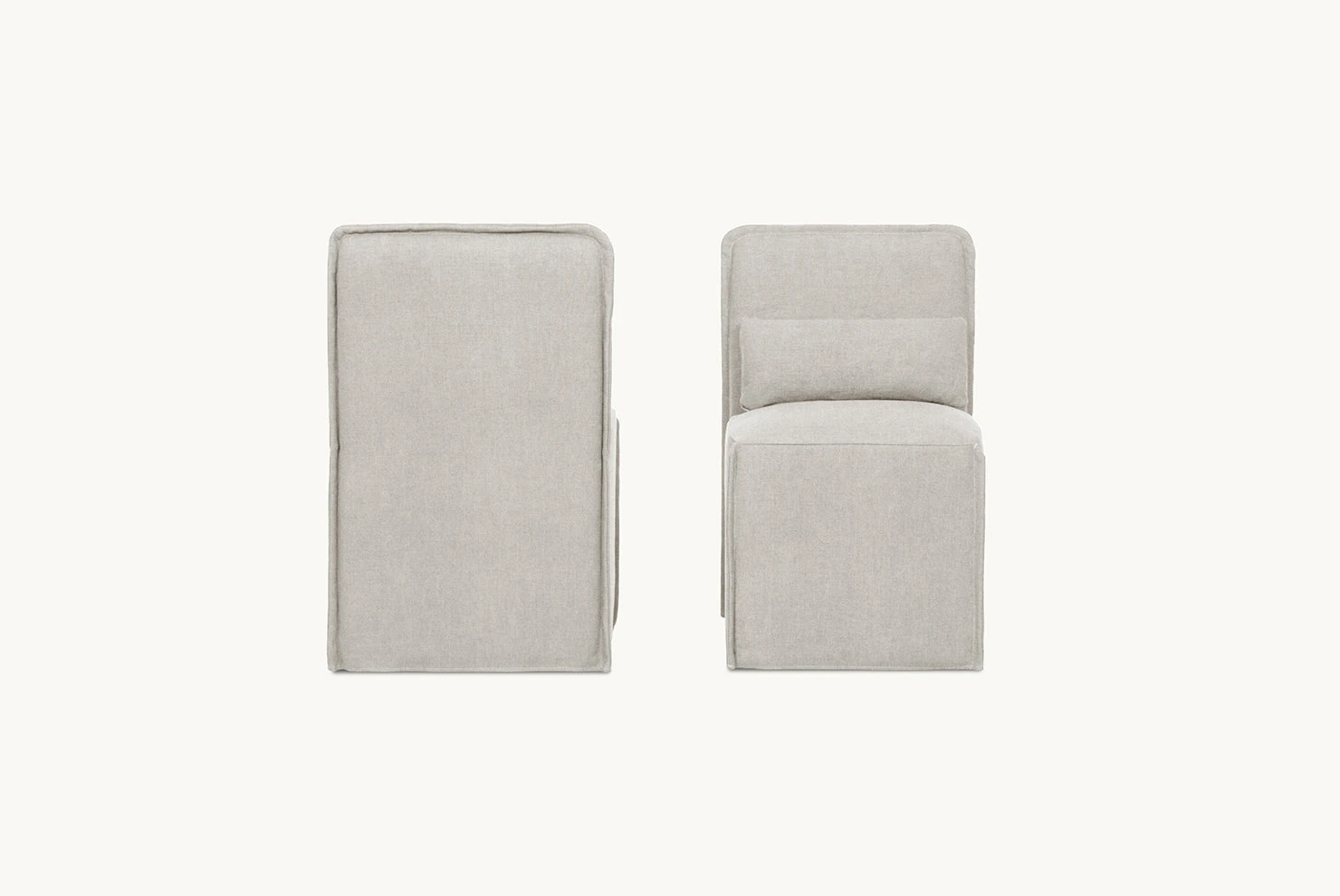 Melo Armless Dining Chair (2pc) 5 Melo Armless Dining Chair (2pc) - Image 5