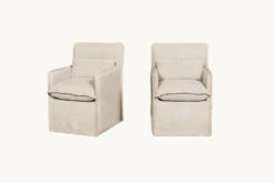 Melo Dining Chair (2pc) -SIXPENNY STORE melo dining chair cotton canvas beach walk product