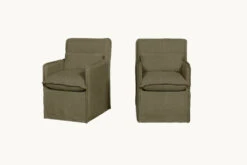 Melo Dining Chair (2pc) -SIXPENNY STORE melo dining chair cotton canvas quiet sage product