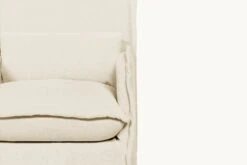 Melo Dining Chair Slipcover Only (1pc) 25 Melo Dining Chair Slipcover Only (1pc) -SIXPENNY STORE melo dining chair medium weight linen warm oatmeal product PDP6 slipcover