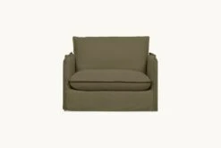 Neva Chair Slipcover Only -SIXPENNY STORE neva chair cotton canvas quiet sage product d4cdb2b0 19ee 4d58 ade7 da782ee2958e