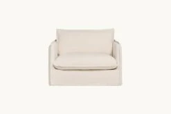 Neva Chair Slipcover Only -SIXPENNY STORE neva chair washed cotton linen corn silk product 9691cdaf 8c19 4b26 8dd9 062738dab2c9