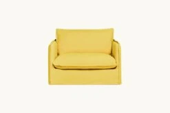 Neva Chair Slipcover Only -SIXPENNY STORE neva chair washed cotton linen lemon ice product c2ec152e d866 49fc a2f3 07034d147774