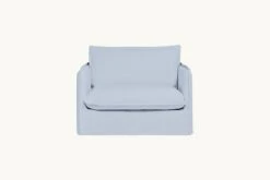 Neva Chair Slipcover Only -SIXPENNY STORE neva chair washed cotton linen morning glory product 2b42d4ec ff36 4c2a 97c6 51812b7c7feb